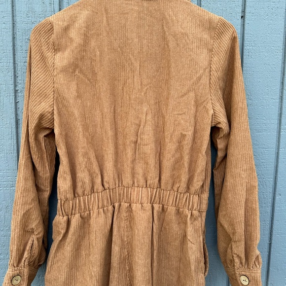 Promesa Corduroy Jumpsuit in Tan - Picture 6 of 16